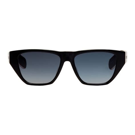 DiorInsideOut2 Rectangular Sunglasses in Black and Matte Pink .